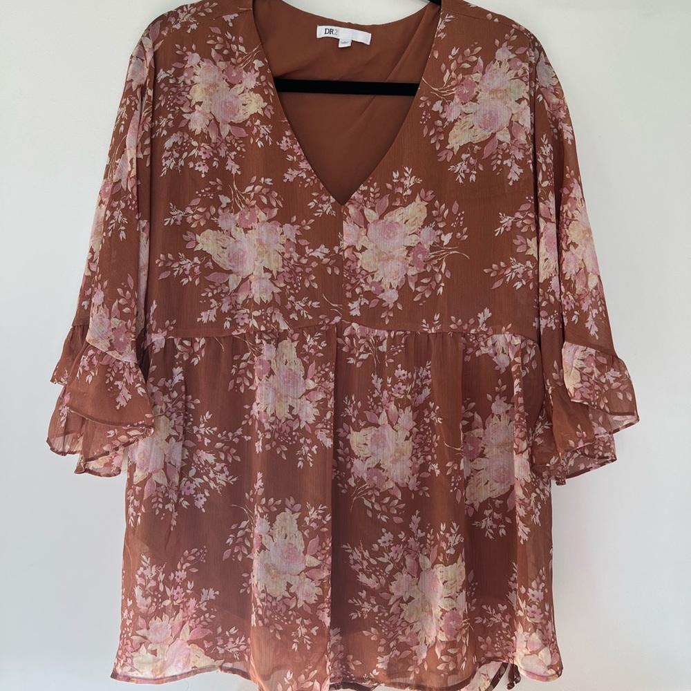 Nordstrom Flowy Floral Blouse